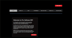 Desktop Screenshot of prodefensenm.com